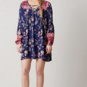 Billabong Boho Tunic Mini Dress Size Medium